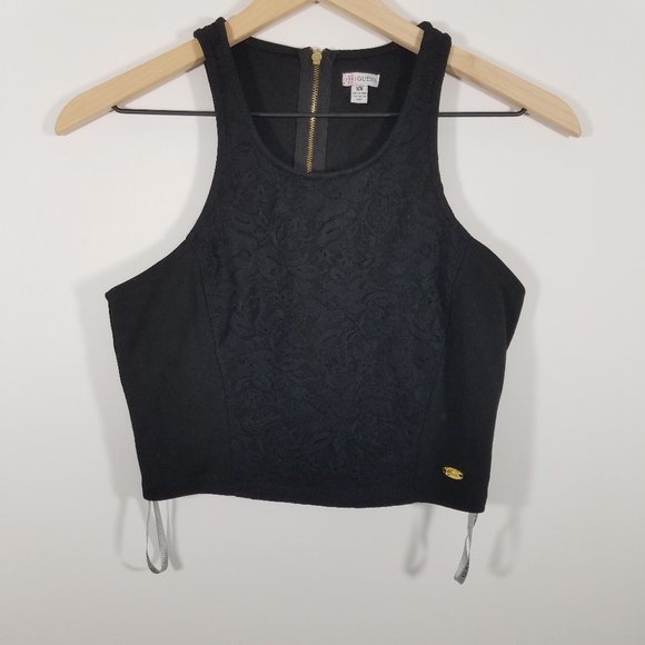 Guess Tops - Guess Lace Sleeveless Crop Top Size M